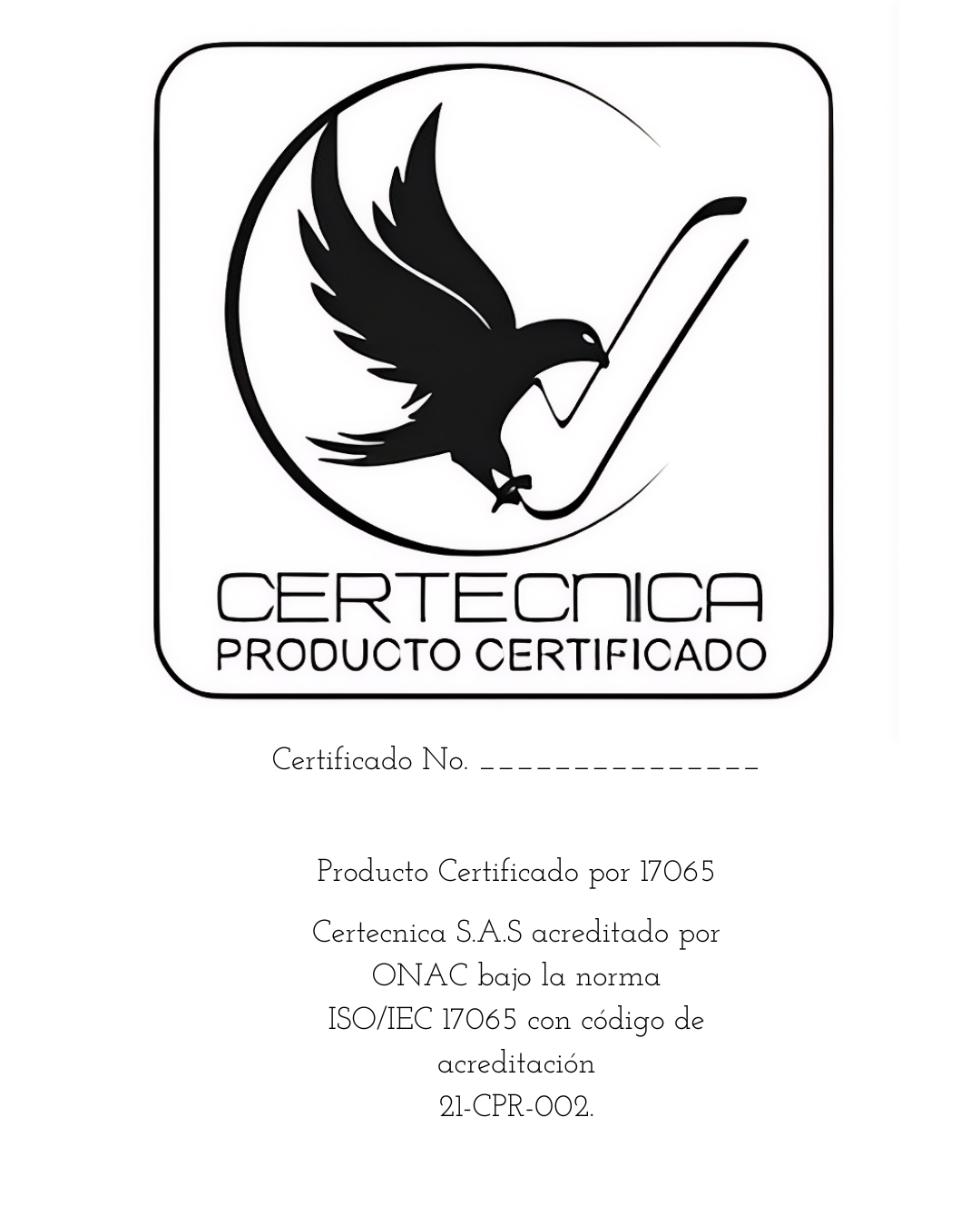 Certecnica producto certificado IP68